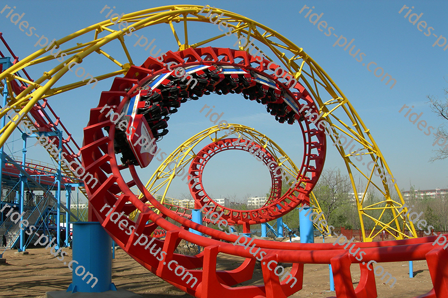 4 Rings Large Roller Coaster for Sale